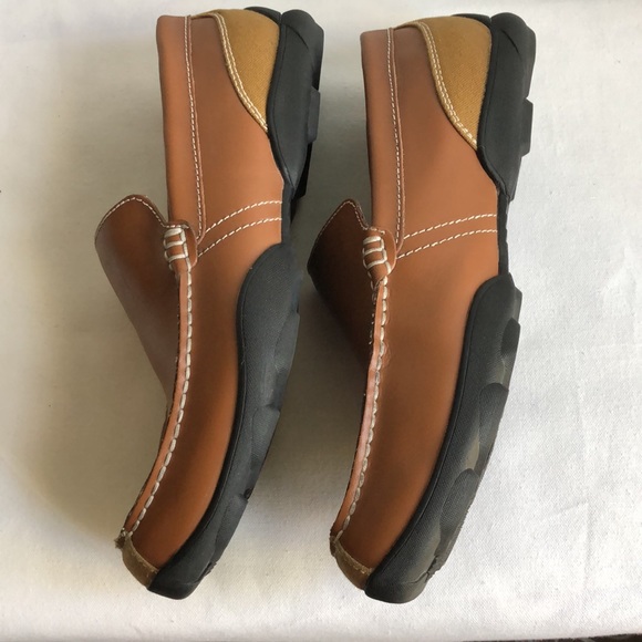 Perry Ellis slip on shoes for men loafers & slip ons casual leather size 10 - Picture 8 of 9